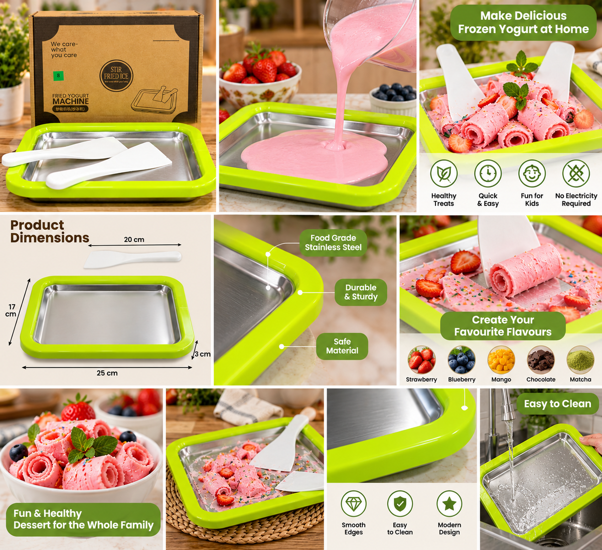Rolled Ice Cream Maker