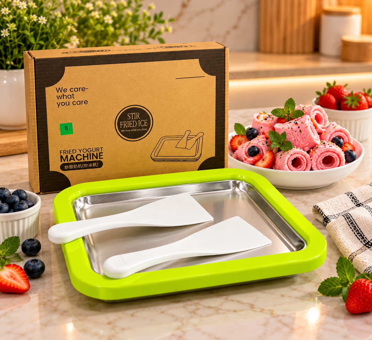 Rolled Ice Cream Maker