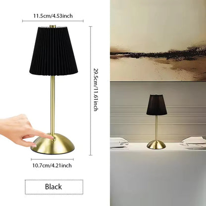 Retro Thin Rechargeable Table Desk Lamp