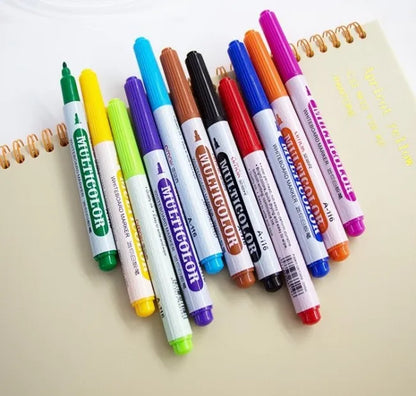 Magical Floating Water Painting Kit with Spoon (12 Markers)