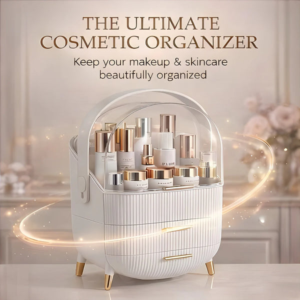 Multi-Layer Makeup Storage Organizer – Elegant & Spacious