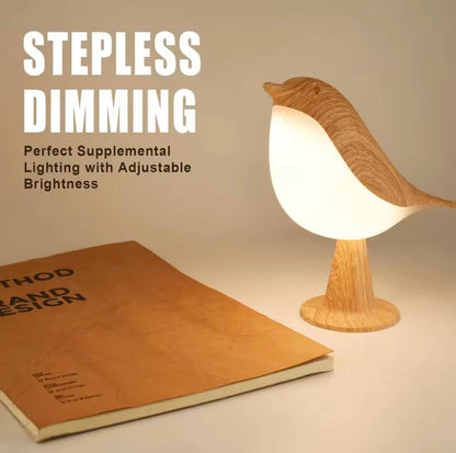 Rechargeable Bird Decorative Table Lamp,3 Color Modes