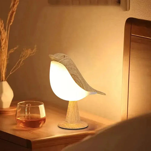 Rechargeable Bird Decorative Table Lamp,3 Color Modes